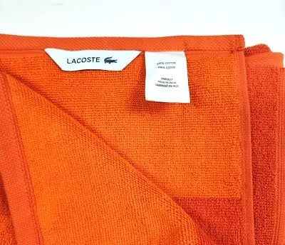 Lacoste Logo Cotton Bath Towel